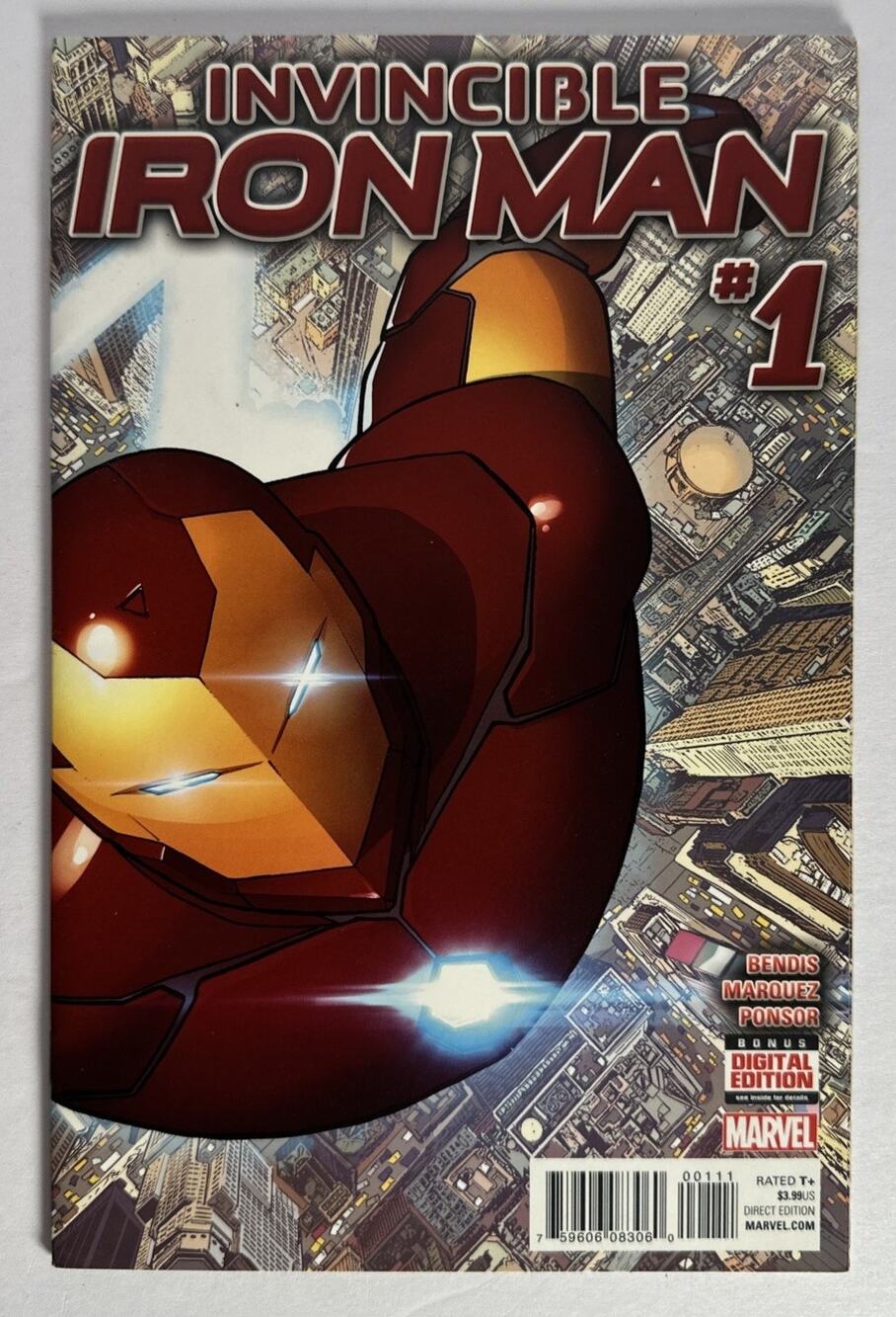 Invincible Iron Man Vol. 1: Reboot Brian Michael Bendis (2017, comic Paperback)